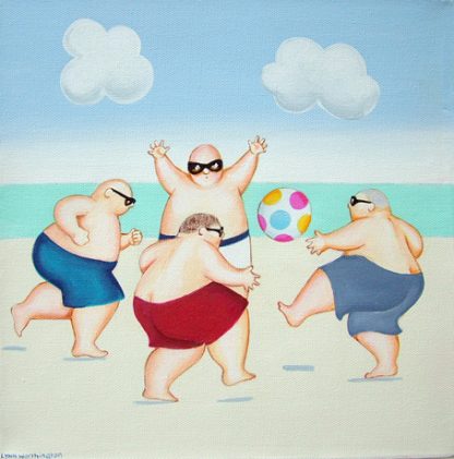 Lynn Worthington Card - Boys with Ball - GC8112