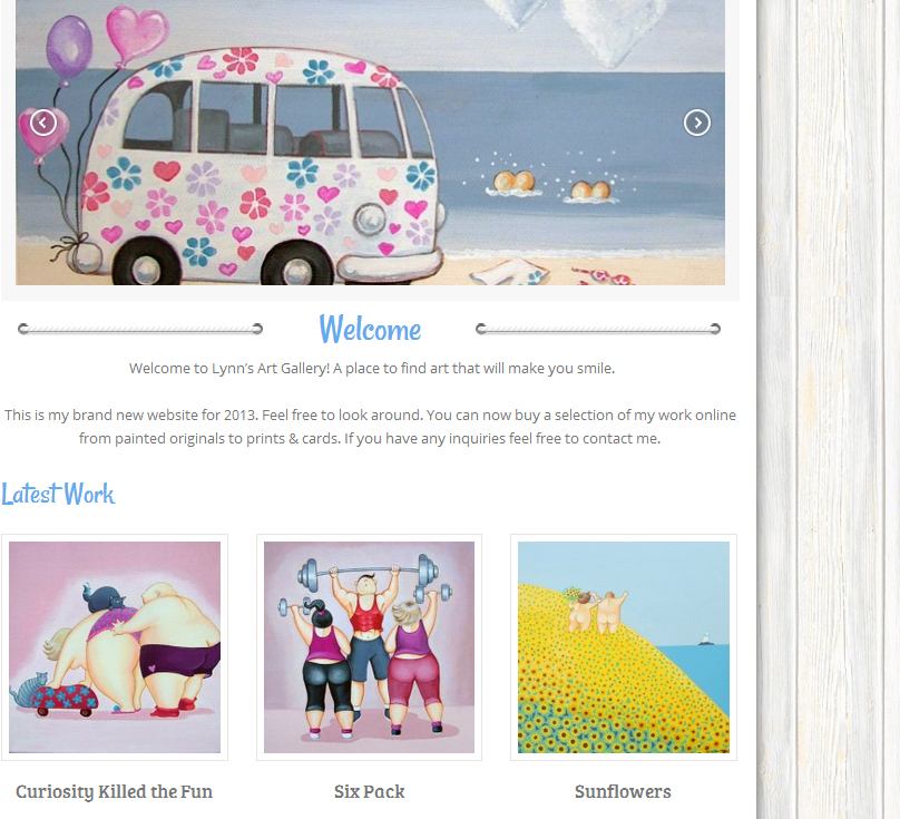 Lynn's Art Gallery - New Website